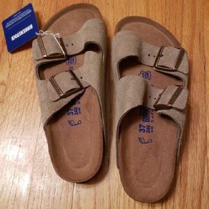 Birkenstock - Arizona Suede Taupe